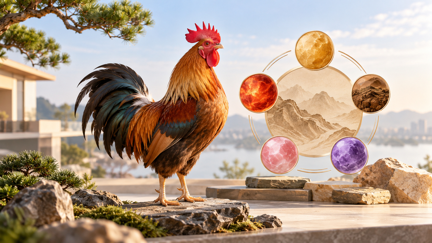 Serene Feng Shui Rooster Tableau.png